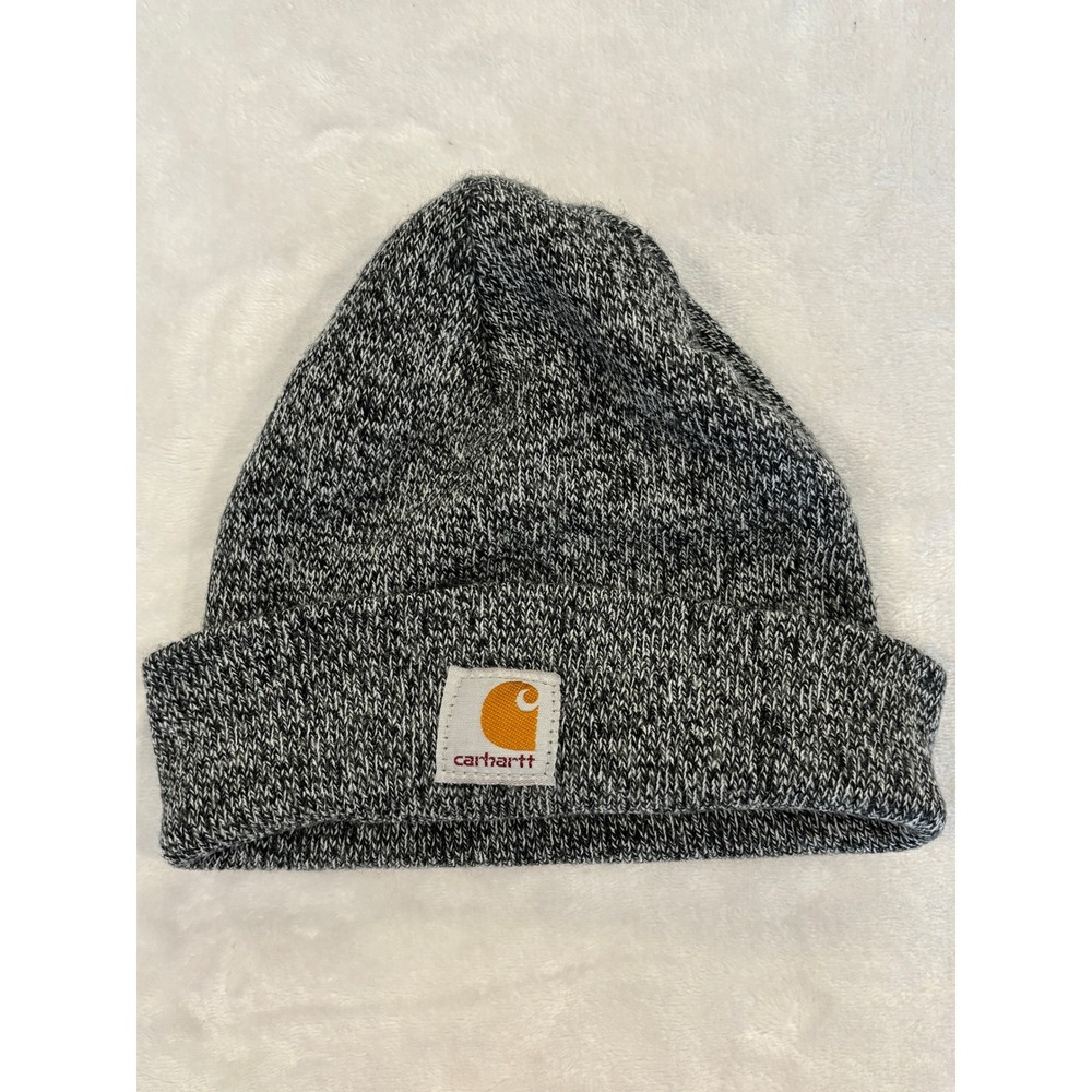 Carhartt Youth Watch Hat Black White Marled Knit Beanie CB8905 CK16